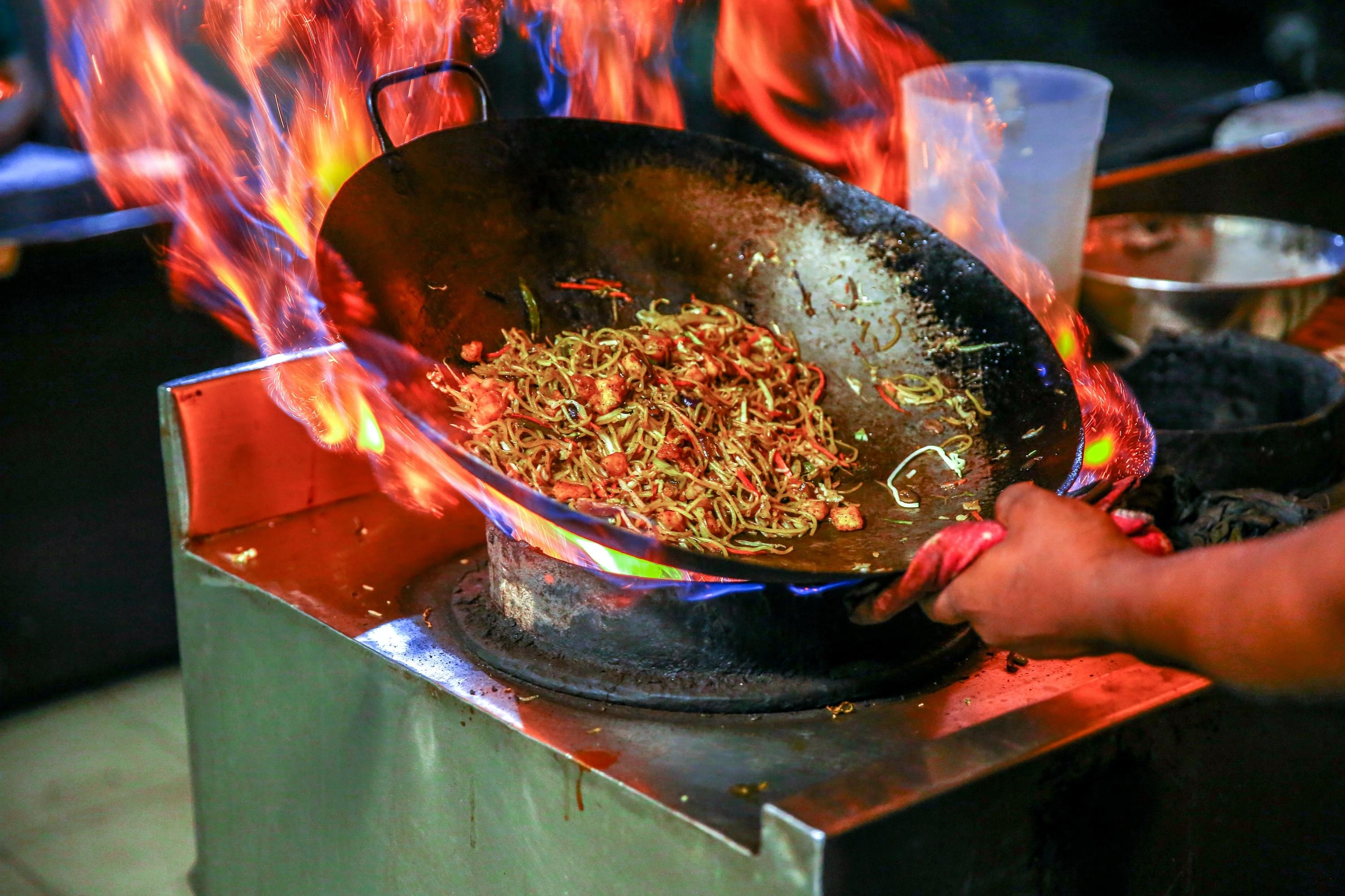 cooking Chinese food